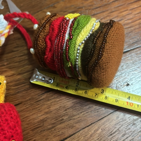 Cheeseburger and fries Christmas ornament - Picture 3 of 10
